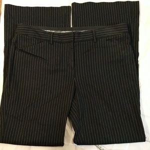 Black and White pinstripe pants
